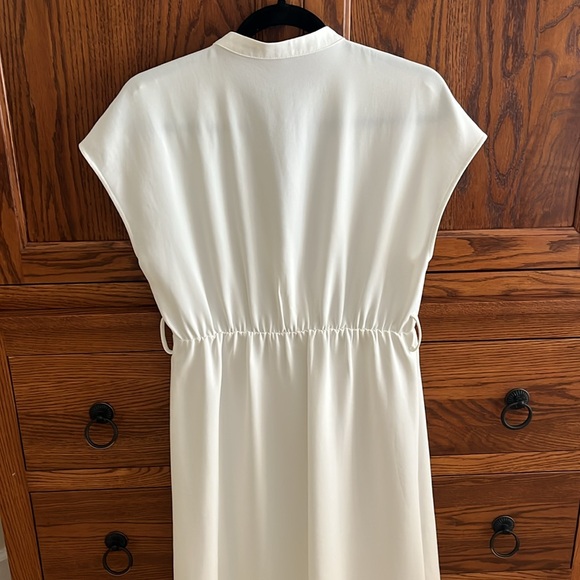 Zara Off-White Midi Ruffle Dress - Picture 9 of 9